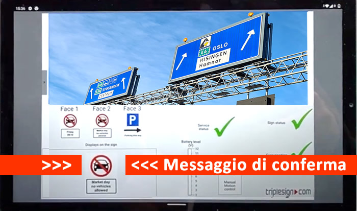 conferma della variazione del rotopannello PMV
