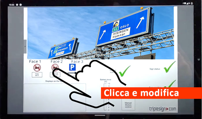 controllo remoto pannelli a messaggio variabile