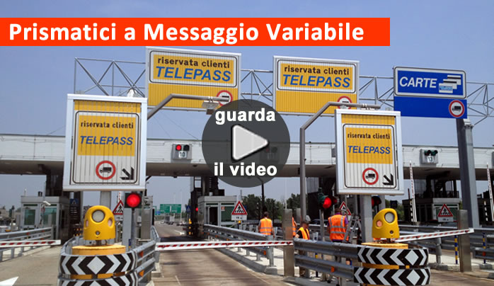 Rotopannelli a messaggio variabile retrobumper