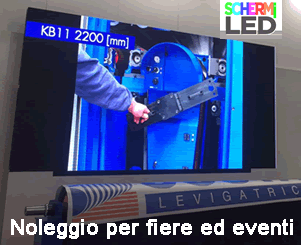 noleggio schermi led e digitali per fiere ed eventi