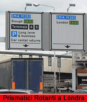 cartelli a messaggio variabile per segnaletica traffico aeroportuale